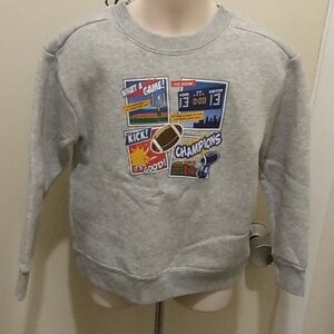 C) Garanimals Toddler Boys 5t Long Sleeve Gray Sweatshirt